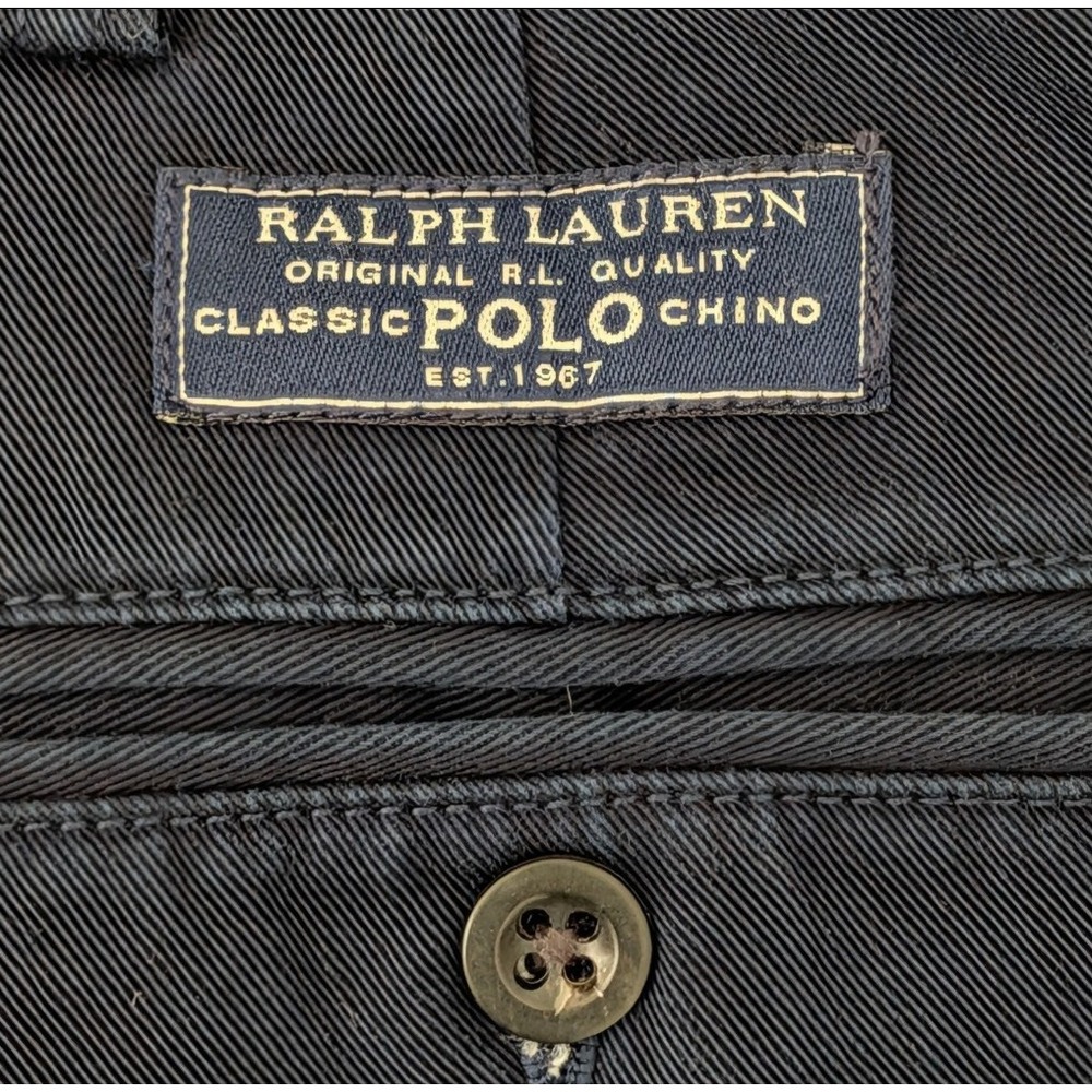 Polo Ralph Lauren Prospect Pants Mens 36x30 Navy Chinos Preppy Classic Slacks - Picture 7 of 12